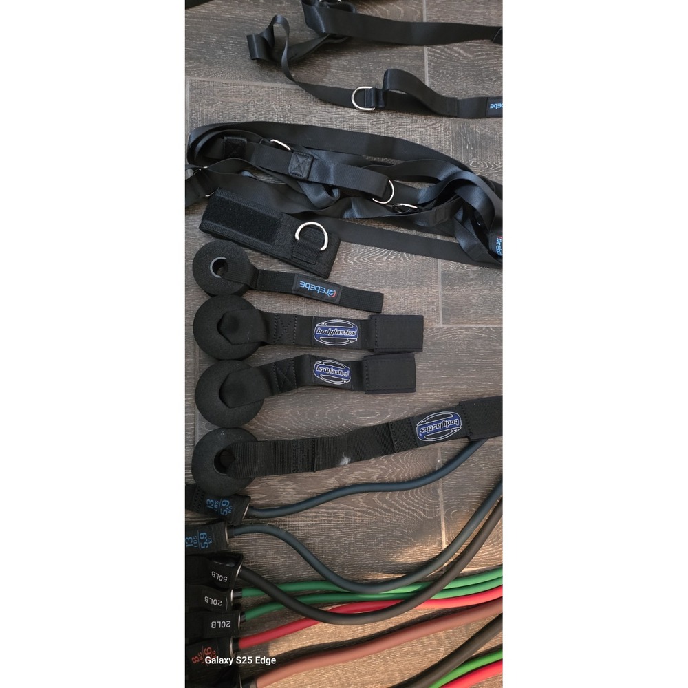 Resistance Band Set 291 lbs Heavy Duty Stretch Bands Bodylastics/Rebebe